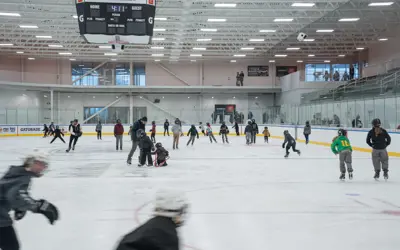 Public skate at Miskin Law Community Centre indoor arena