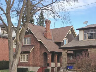 Houses in a heritage conservation district