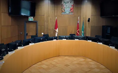 Council Chambers where marriage ceremonies take place