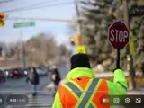 Screenshot from Stop means stop crossing guard education video
