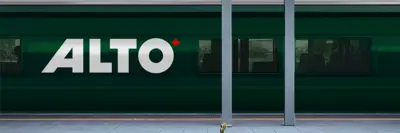 side view of high speed Alto train