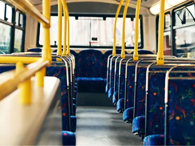 Bus interior