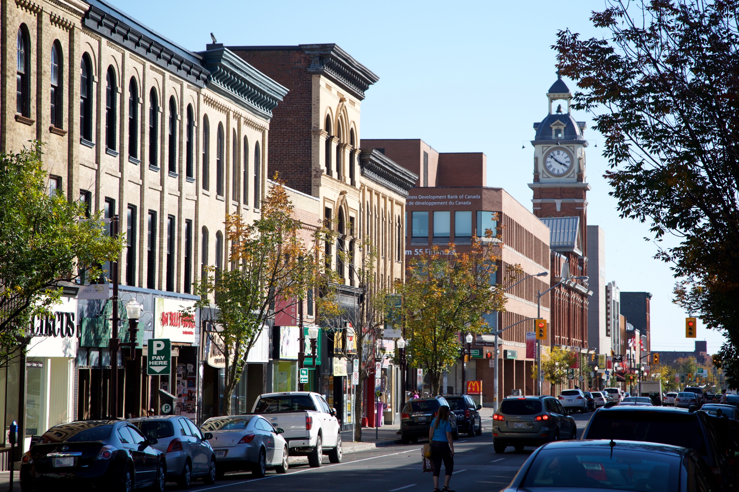 street view of the downtown core