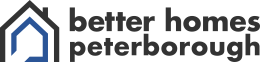 Logo for better homes peterborough